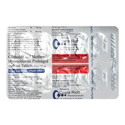 GLEZNOR M 60 Tablet 10's - Diabetes-Ant