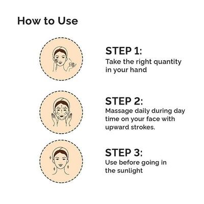 Greenberry Organics Bio Active Bright Day Cream with SPF 25+ 50 gm - Face Sunscreen