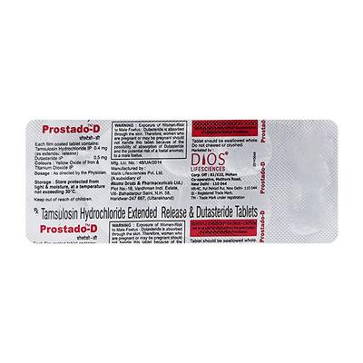 PROSTADO D Tablet 10's - Bladder And Prostate Disorders-Dru