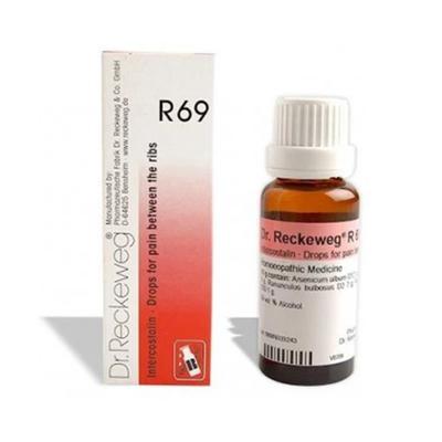 Dr. Reckeweg R69 Intercostalin Pain Between The Ribs Drops 22 ml - Homeopathic Drops