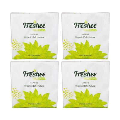Freshee Value Plus 2 Ply Napkins (Pack of 4) - Tissues & Wipes
