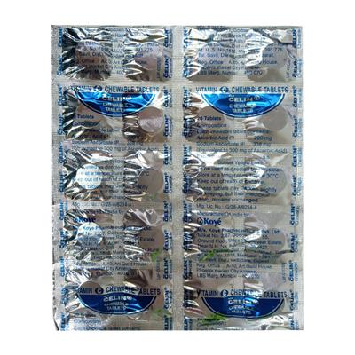 Celin Chewable 500mg Tablet 20'S - Supplements-Vic