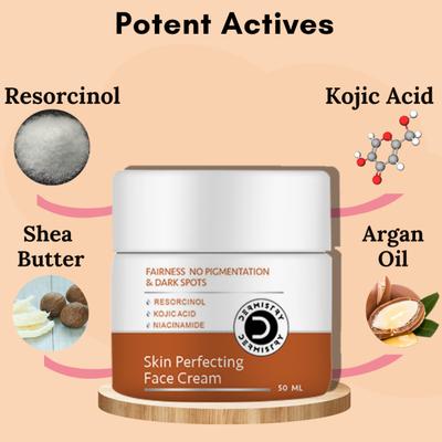 Dermistry No Pigmentation Kojic Acid Skin Perfecting Face Cream 50 ml - Face Creams