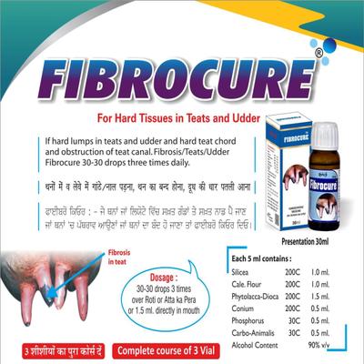 Fibrocure Liquid 30 ml - Farm Animals Healthcare