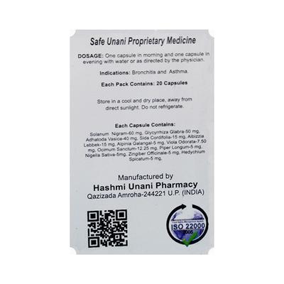 Hashmi Bronkill Capsule 20's - Hashmi