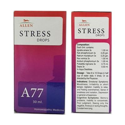 Allen A77 Stress Drops 30 ml - Homeopathic Drops