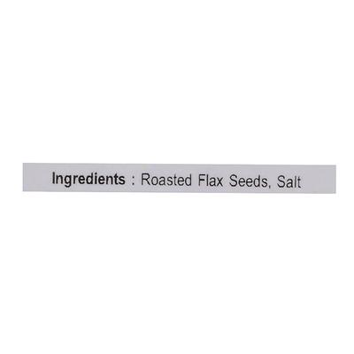 Nutriwish Roasted And Salted Flax Seeds 250 gm - Nutritional Bars