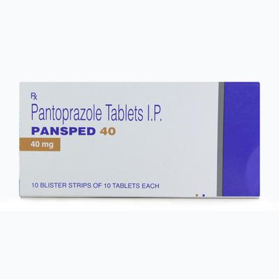 Pansped 40mg Tablet 10'S - Ulcer/Reflux/Flatulence-Aaa