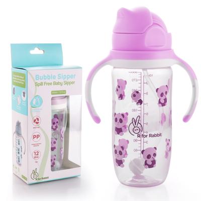 R For Rabbit Bubble Straw Sippers - Pink 1's - Pacifiers & Teethers
