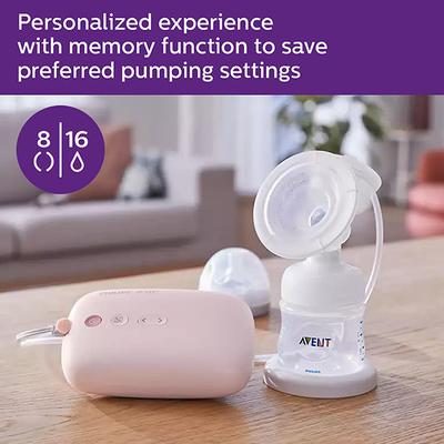 Philips Avent Comfort Single Electric Breast Pump (SCF395/11) - White - Breast Pump