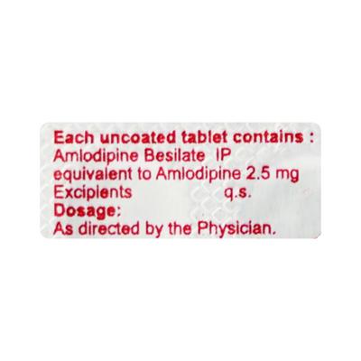 Amchek 2.5mg Tablet 10'S - Hypertension-Cal