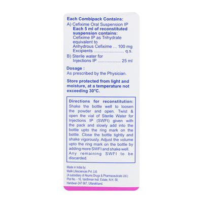 Extacef DS Dry Syrup 30ml - Bacterial Infections-Cep