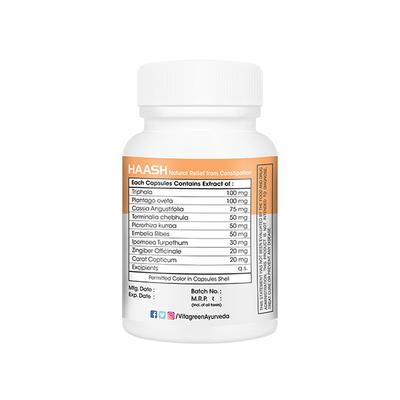 VitaGreen Haash Capsules 30's - Herbal Dietary Supplement