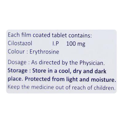 Cilobid 100mg Tablet 10'S - Intermittent Claudication-Per