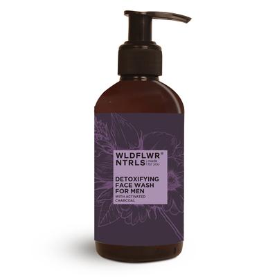 WLDFLWR NTRLS Detoxifying Face Wash - Activated Charcoal (For Men) 200 ml - Face Wash & Cleansers