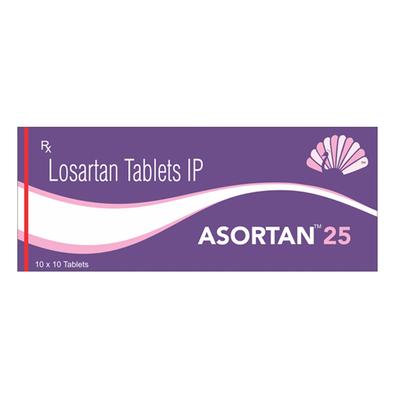 ASORTAN 25mg Tablet 10's - Hypertension-Ang