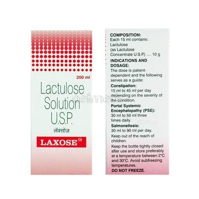 Laxose Syrup 200ml - Constipation-Lax