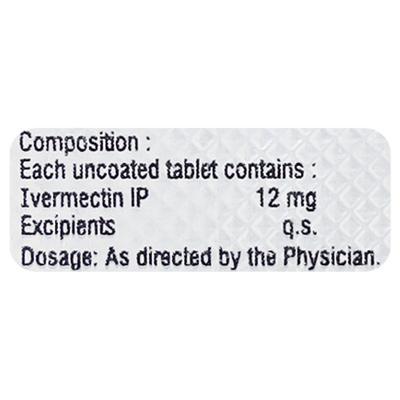 Scavista 12mg Tablet 4'S - Parasitic Worms-Ant