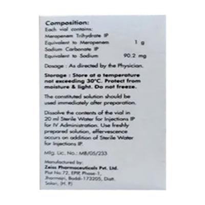 Icubac 1gm Injection 1's - Bacterial Infections-OBL