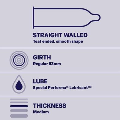 Durex Condoms - Extra Time 3's - Plain/Flavoured Condoms