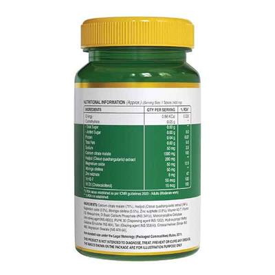 Pure Nutrition Calcium Magnesium + Zinc 1400 mg Veg Tablet 60's - Calcium And Minerals