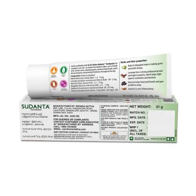 Sri Sri Tattva Sudanta Toothpaste 21 gm - Personal Care (Ayush)