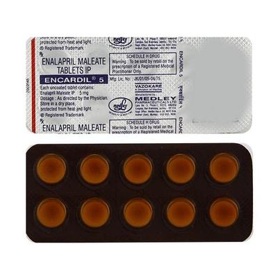 Encardil 5mg Tablet 10'S - Hypertension-ACE