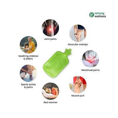 Sahyog Wellness Hot Water Bottle/Bag - Green - Hot Pack/Ice Bag