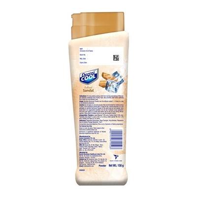 Dermi Cool Prickly Heat Powder - Radiant Sandal 150 gm - Talcum Powders