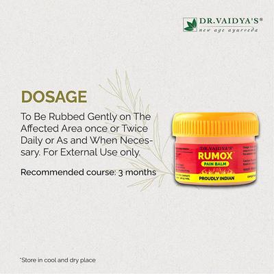 Dr. Vaidya's Rumox Balm (Pack of 2 x 12 gm) - Speciality Medicines