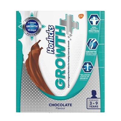 Horlicks Growth Plus Powder - Chocolate Flavour 200 gm (Refill pack) - Nutritional Supplement