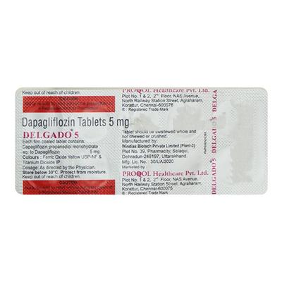 DELGADO 5 Tablet 10's - Diabetes-Ant