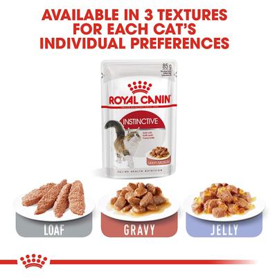 Royal Canin Instinctive Adult Cat Food - Gravy (Pack of 12 x 85 gm) 1's - Petfood