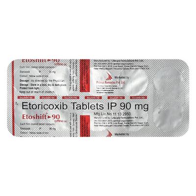ETOSHIFT 90mg Tablet 10's - Pain relief-Nsa