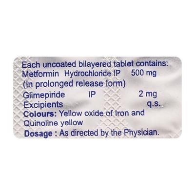 GENEGLIM M 2 Tablet 10's - Diabetes-Ant