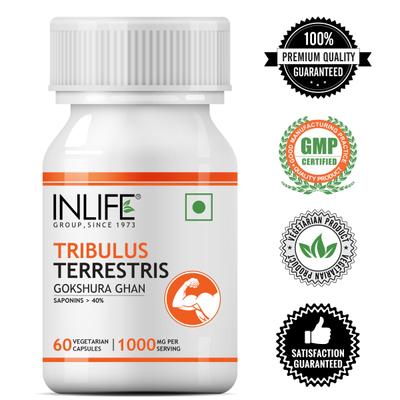 INLIFE Tribulus Terrestris 1000 mg Vegetarian Capsules 60's - Sexual Care