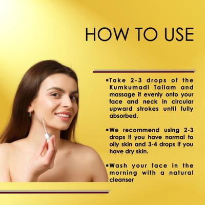 Nirakle Kumkumadi Tailam Exotic Night Serum 15 ml - Personal Care (Ayush)