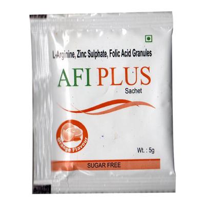 AFI PLUS Sugar Free Orange Flavour Sachet 5gm - Supplements-Vam