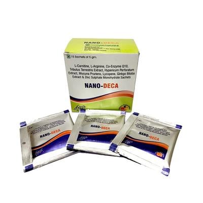 Nano-Deca Dietary Supplement 5 mg Powder 15's - Sexual Care