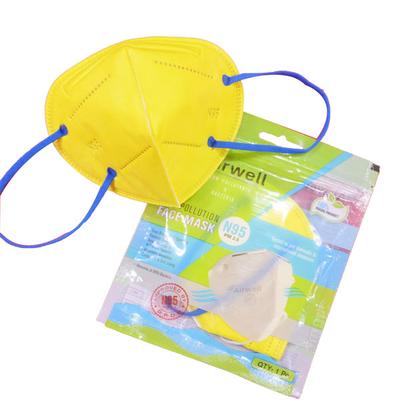 Airwell 5-Layer N95 Face Mask - Yellow - Face Mask