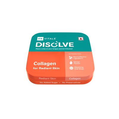 Healthkart HK Vitals Disolve Collagen Strips - Mango 30's - Hair & Skin