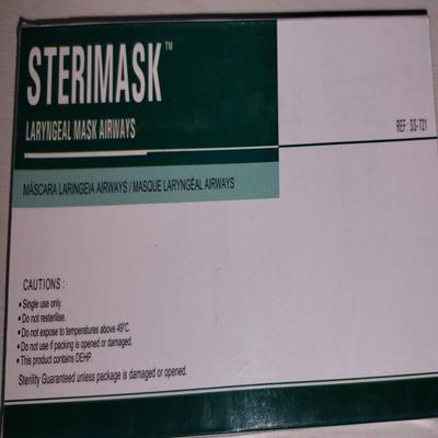 Sterimed Silicone Laryngeal Mask Airway (SS 721) (Size 1.5) 1's - Airways