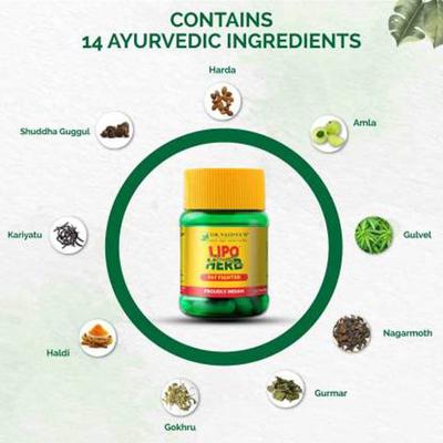 Dr. Vaidya's Lipoherb Capsule (Pack of 3 x 30's) - Speciality Medicines