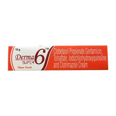DERMA SUPER 6 Cream 15gm - Fungal Infections-Taa