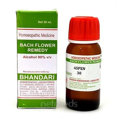 Bhandari Bach Flower Aspen 30 Liquid 30 ml - Bach Flower