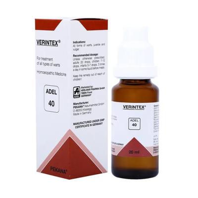 Adel 40+86 Verintex Drops (2x25 ml + 20 ml) - Homeopathic Drops