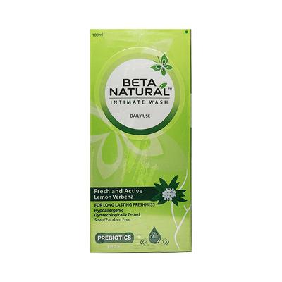 Beta Natural Intimate Wash - Fresh and Active Lemon Verbena 100 ml - Intimate Care