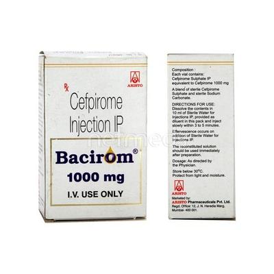 Bacirom 1000mg Injection 1's - Bacterial Infections-Cep