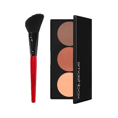 Smashbox Step By Step Contour Kit Deep (Deep Contour, Teracotta Bronze, Warm Highlight) 11.47 gm - Bronzers