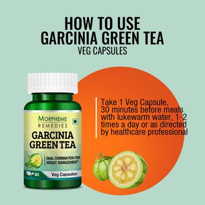Morpheme Remedies Garcinia Green Tea - 500mg Extract 60's - Teas